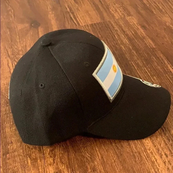 Argentina Flag Soccer Baseball Cap Adjustable NWT - Picture 4 of 10
